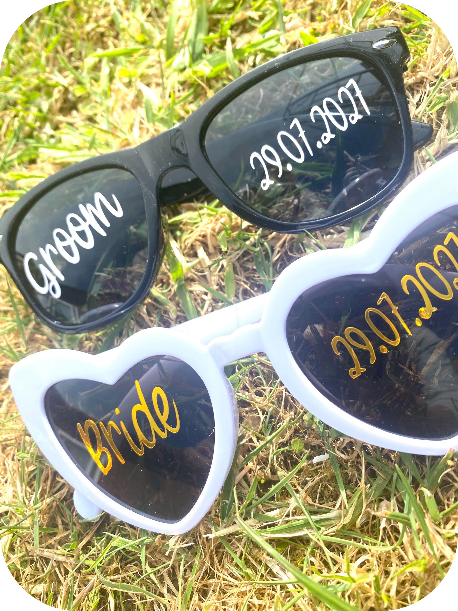 Personalised Wedding Sunglasses