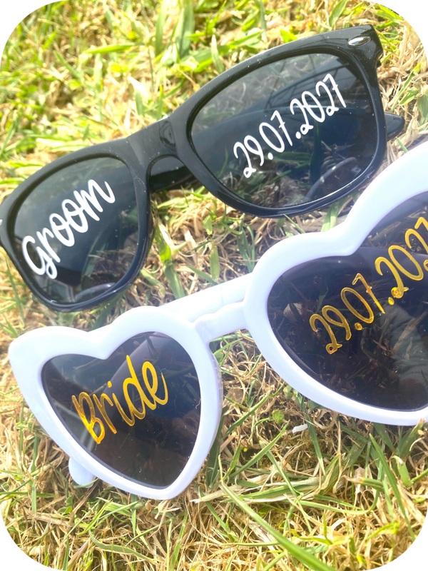 Personalised Wedding Sunglasses