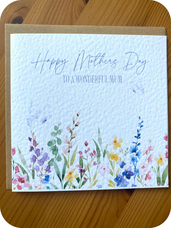 Floral Mother's Day/Birthday Card for Mum