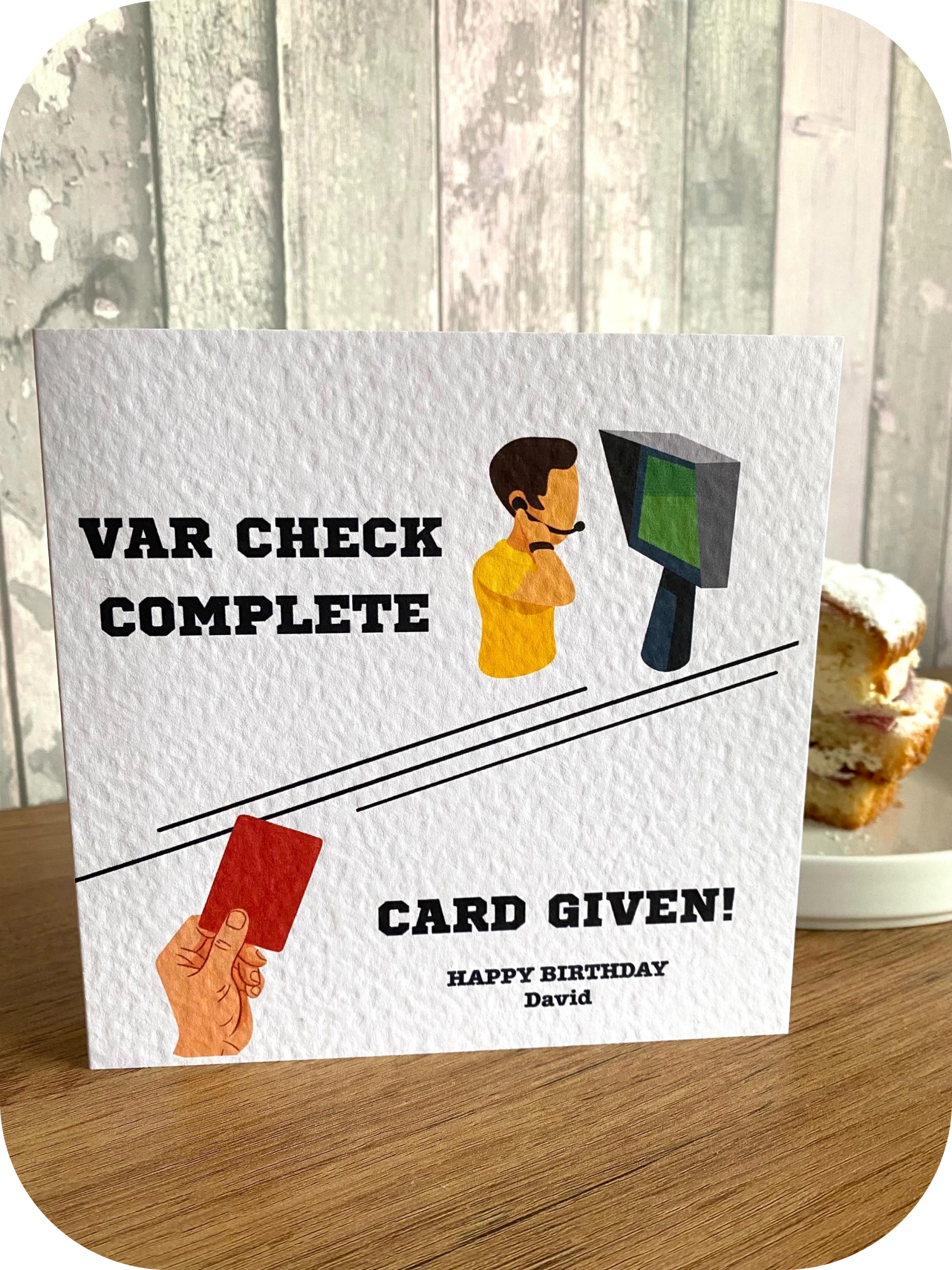 Custom birthday card