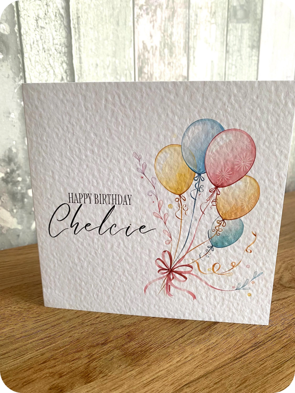 Personalised Birthday Card for Her/Him