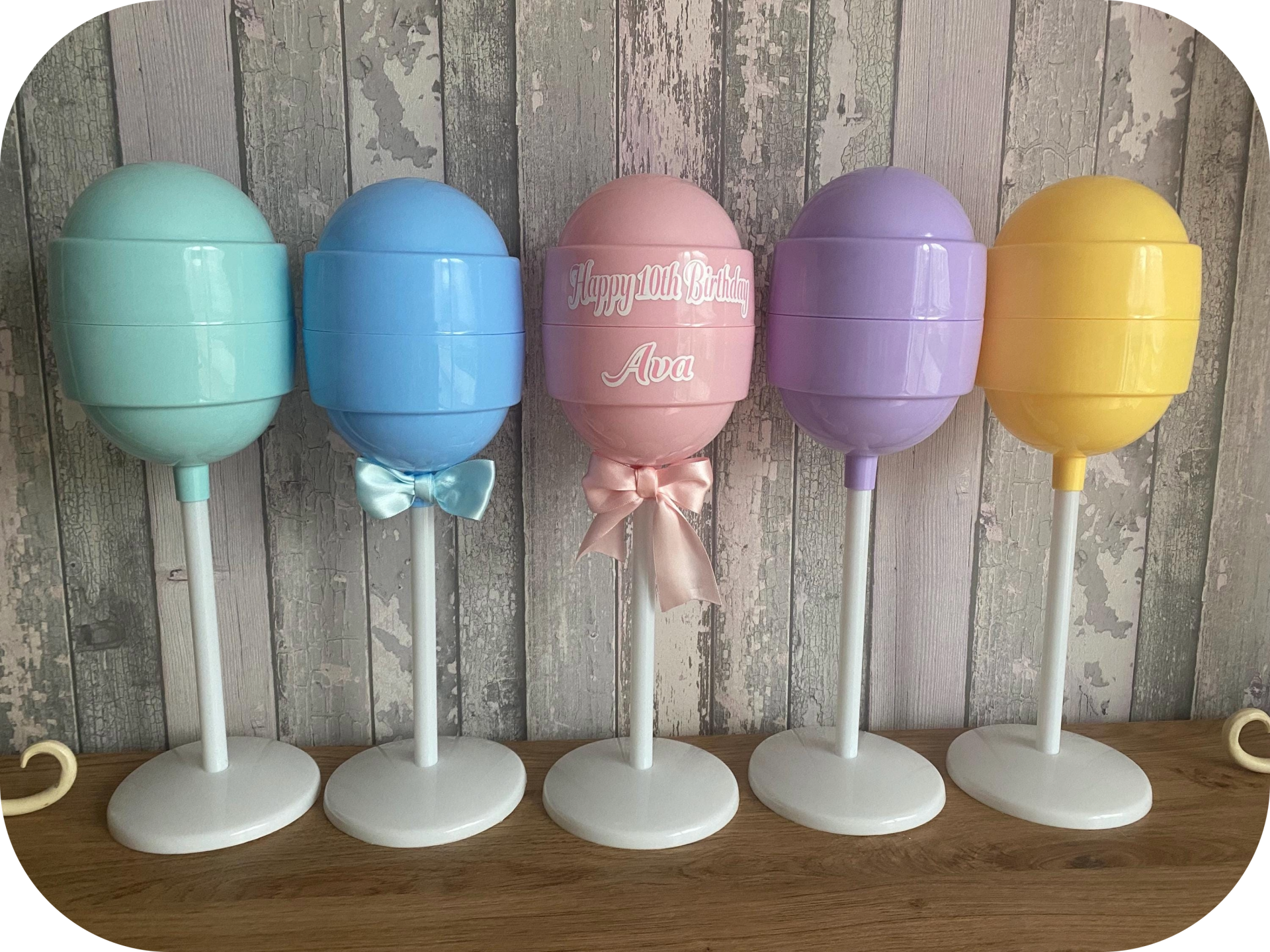 Personalised Fillable Lollipop 39cm