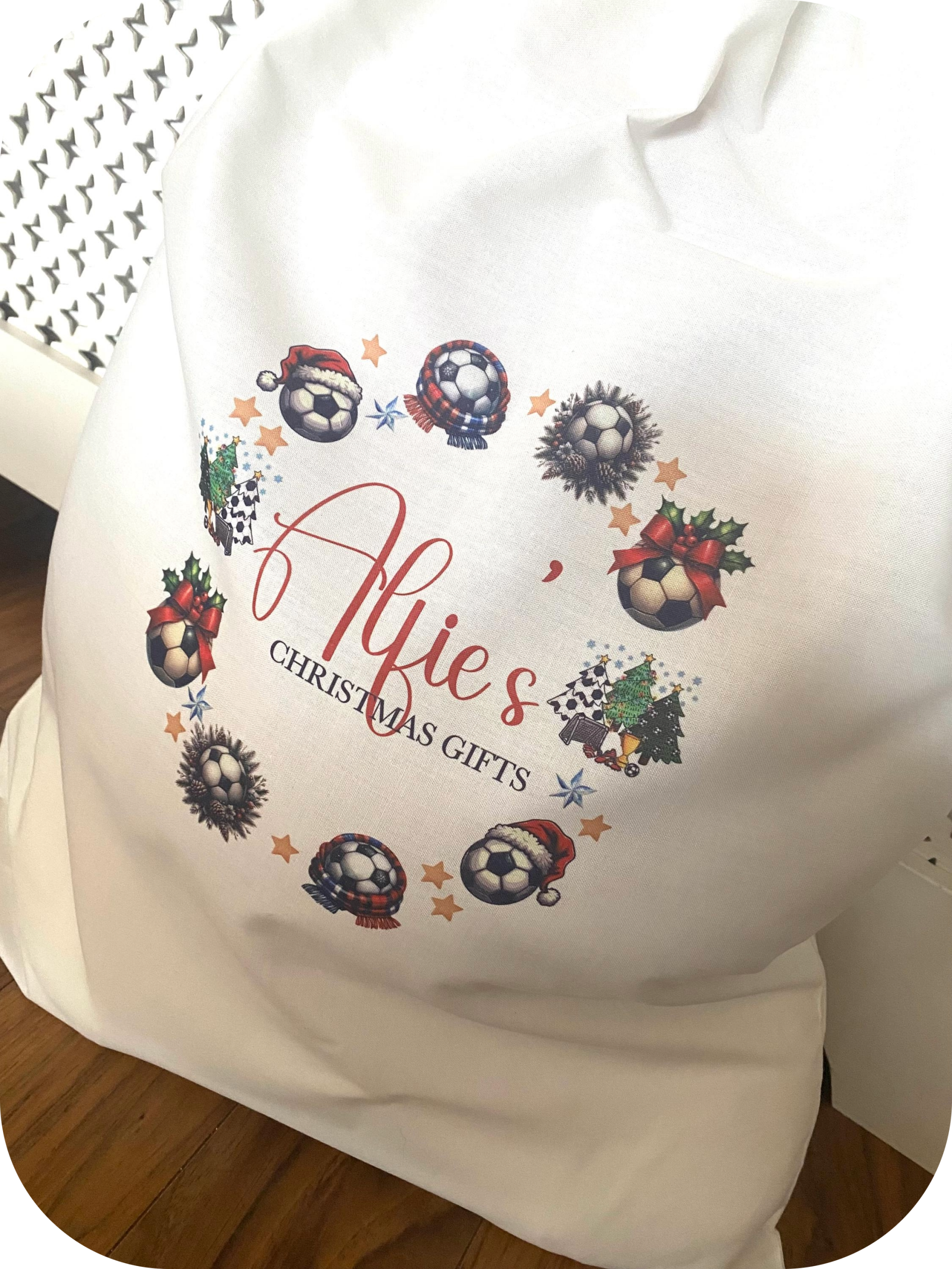 Personalised Santa Sack: Themed Toy/Gift Sack