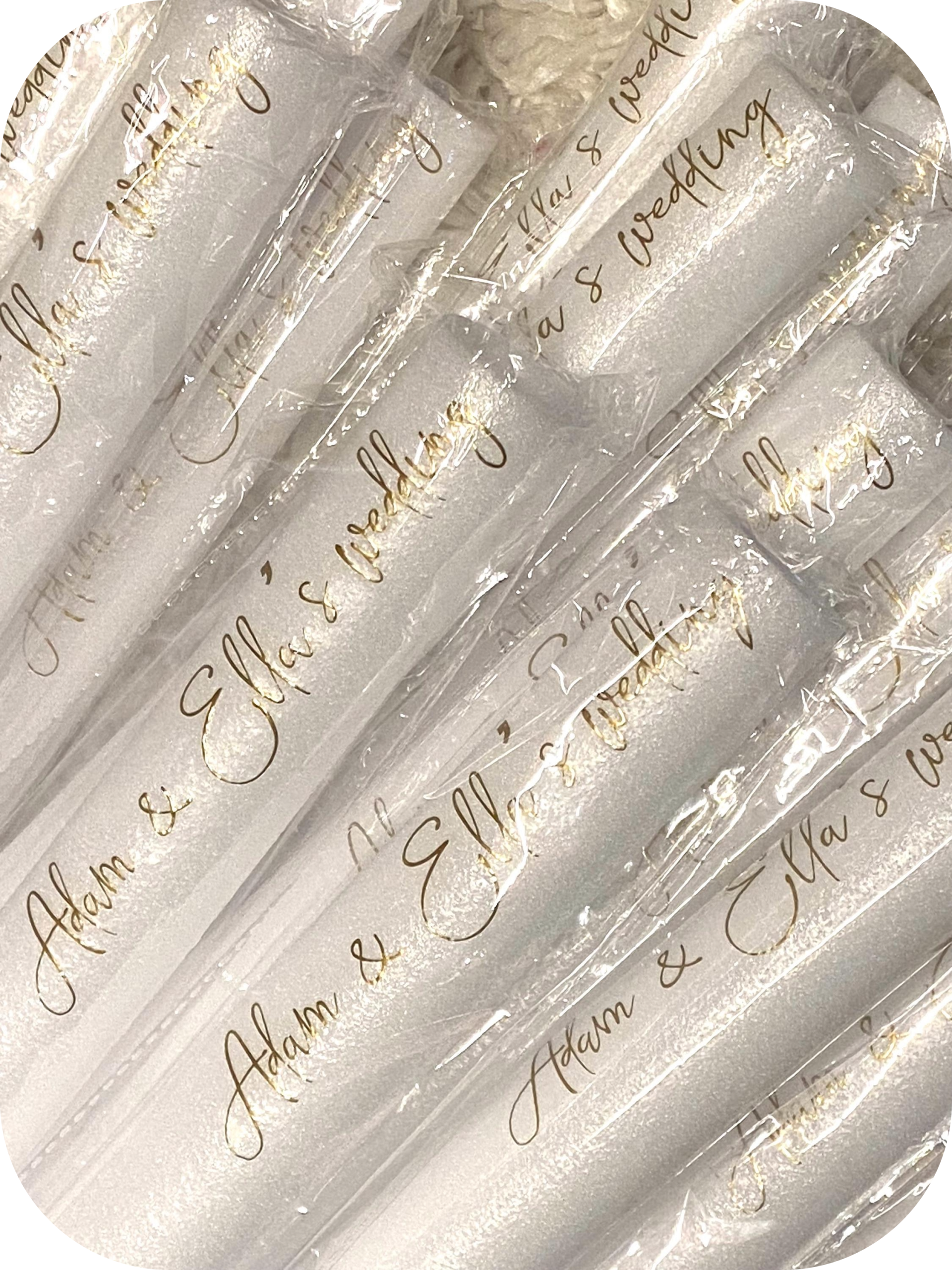 Personalized Foam LED Glow Sticks! - Ideal for Wedding Favours, Hen Dos, and Stag Parties