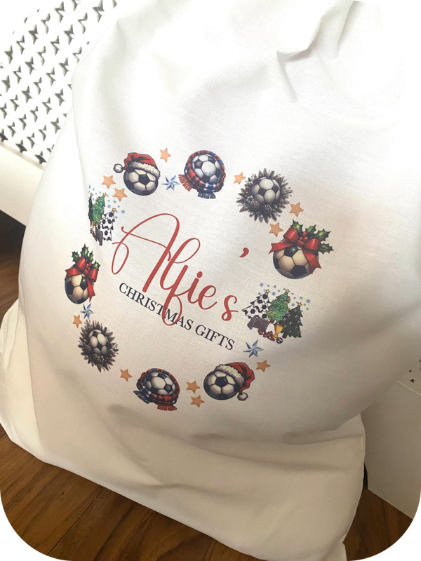 Personalised Santa Sack: Themed Toy/Gift Sack