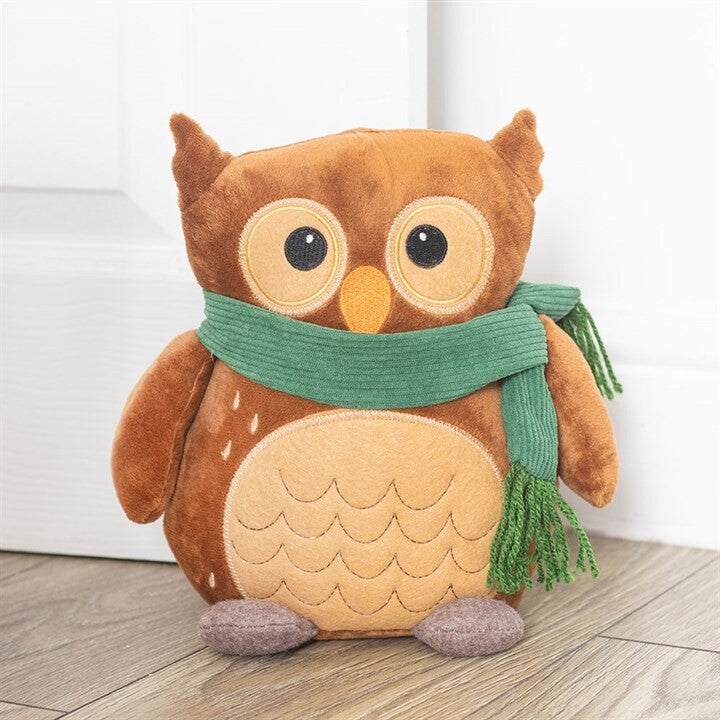 Olive Owl doorstop