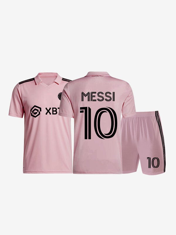 Maillot Inter Miami CF No. 10 MESSI Domicile 23/24 4 Pièces Homme Adulte Enfan