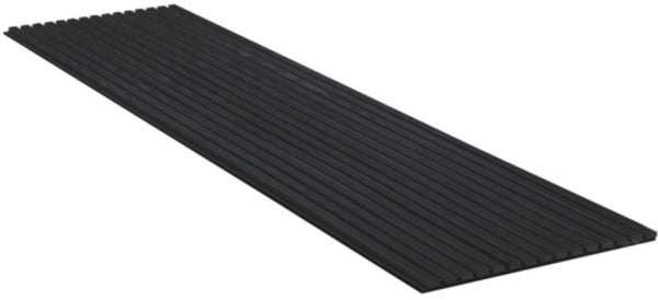 Akoestische Wandpaneel Zwart Eiken | Houten Akupanel | 270x60 cm | driezijdig gefineerd