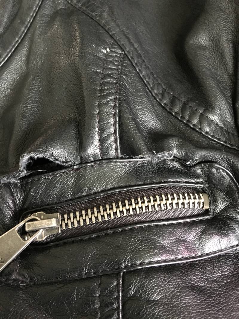 leren jas reparatie voor