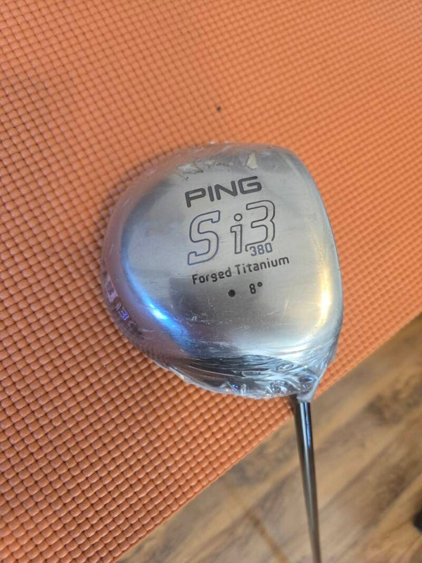 Ping Si3 380cc Forged Titanium 8° driver-Ping Si3 Stiff shaft-Plays 45"-No headcover