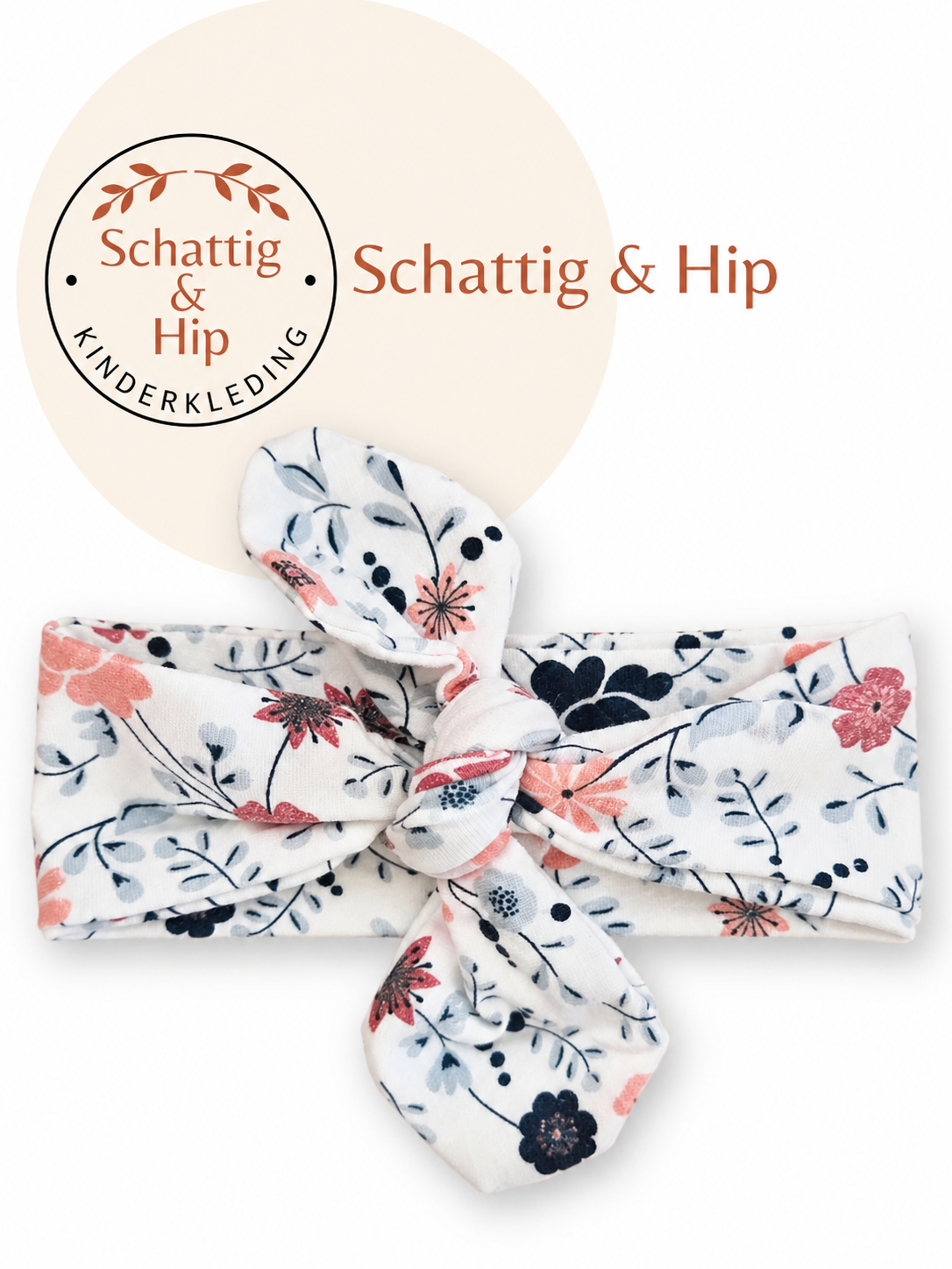 Haarband glitter bloemen