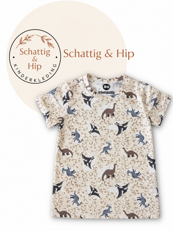 T'shirt Dino zand