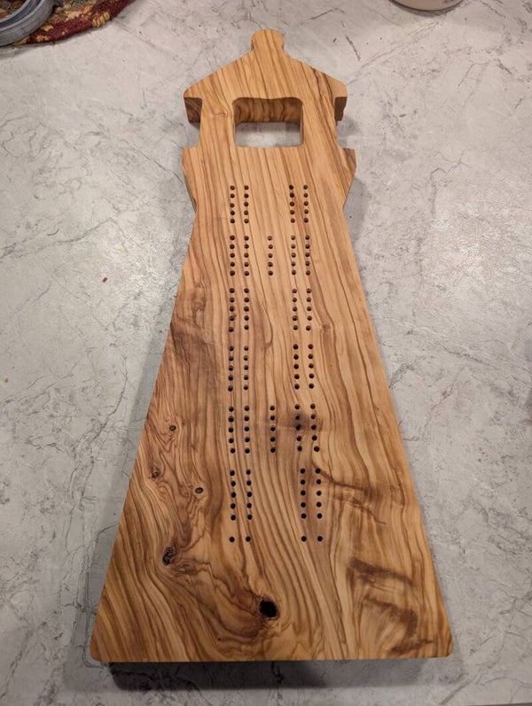 Light House Cribbage Board