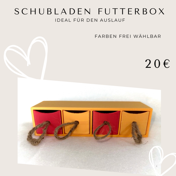 Schubladen Futterbox