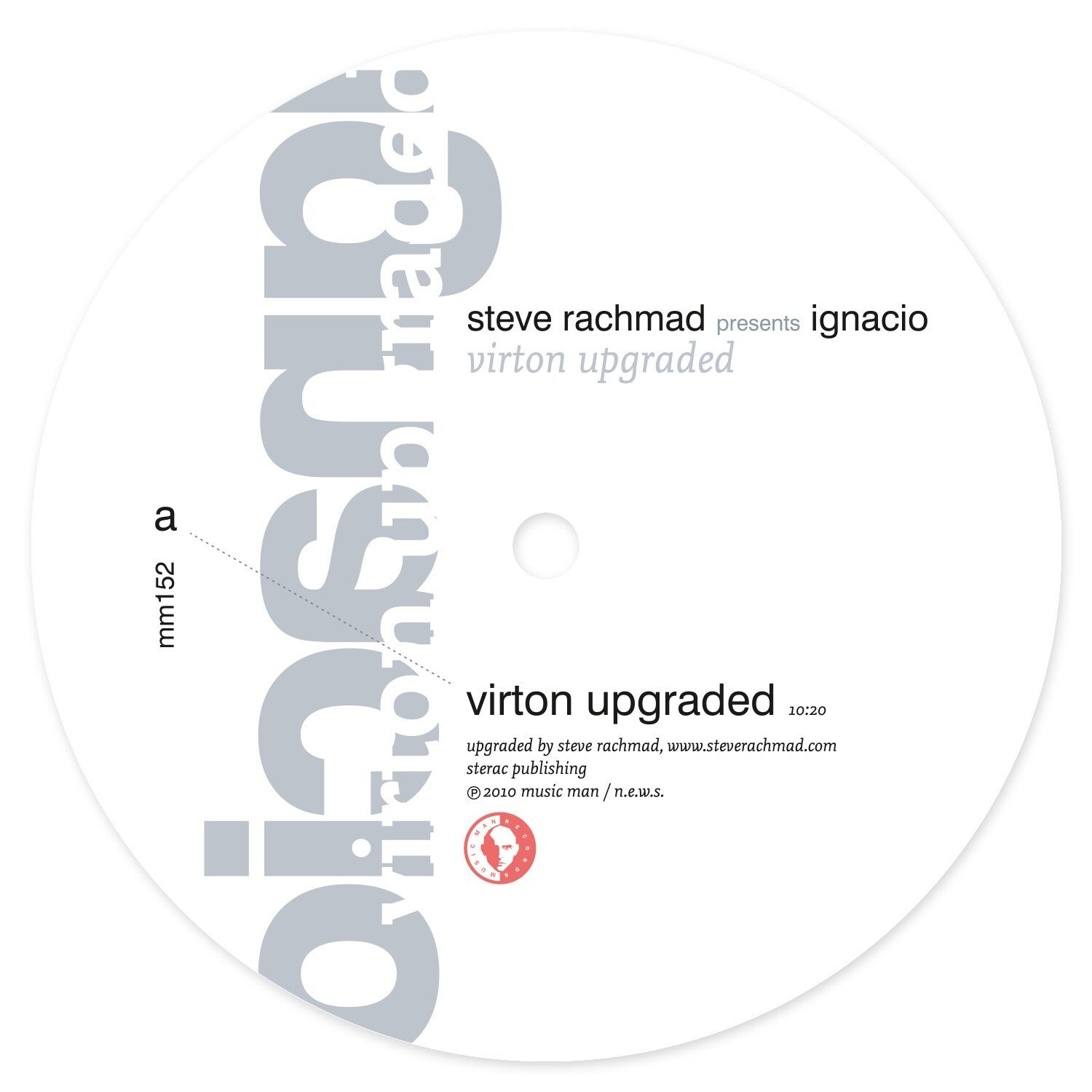 STEVE RACHMAD PRESENTS IGNACIO VIRTON UPGRADED (BEN KLOCK REMIXES) (12")