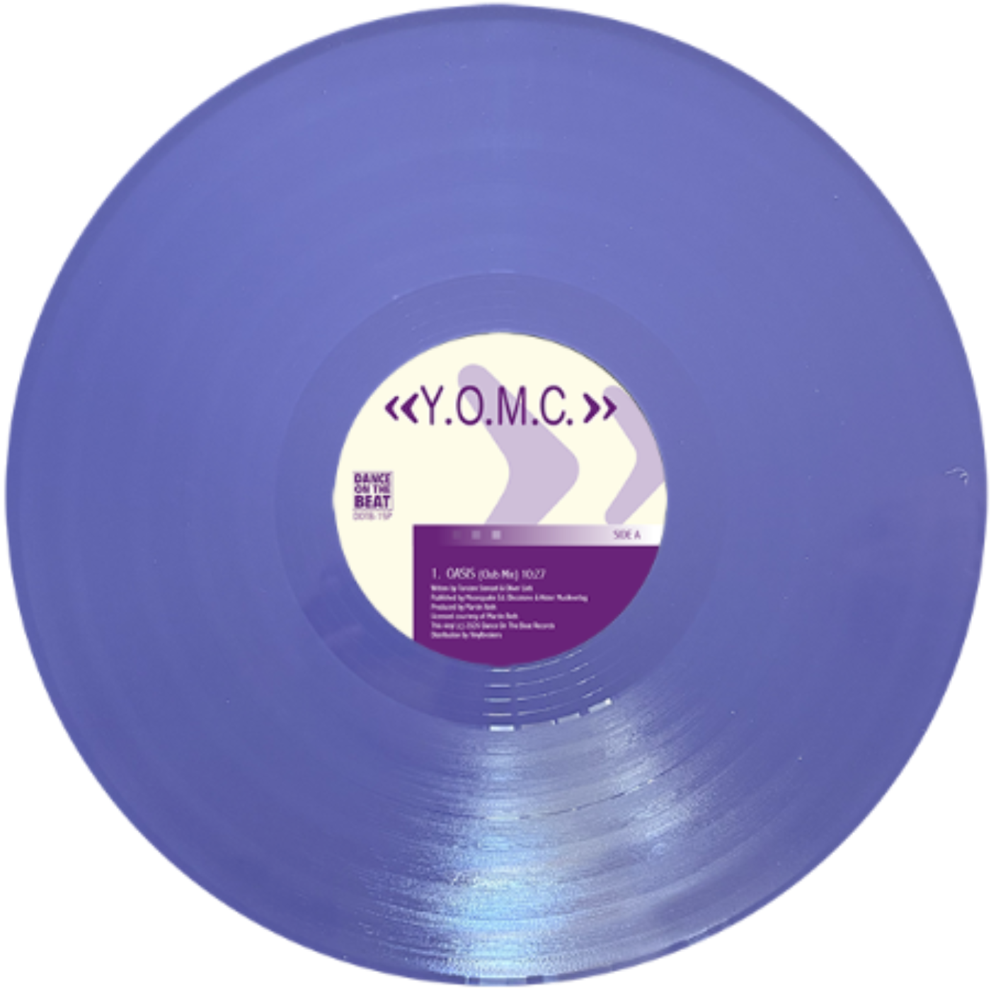 Y.O.M.C - OASIS / Great Feelings  ( purple vinyl )