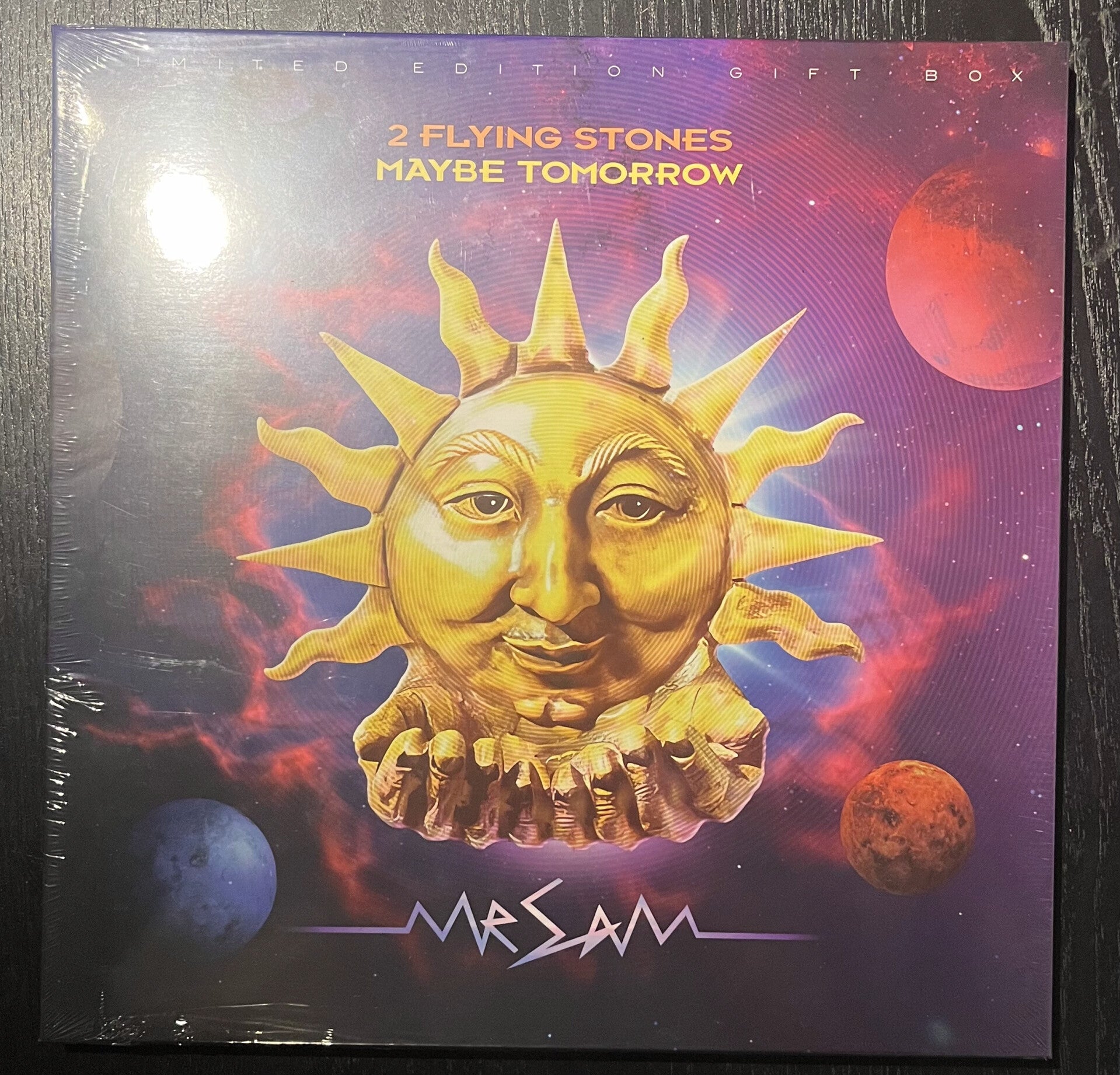 Limited Edition Gift Box 2 Flying Stones ( 2 slip mats  plus sticker plus vinyl Mr Sam )