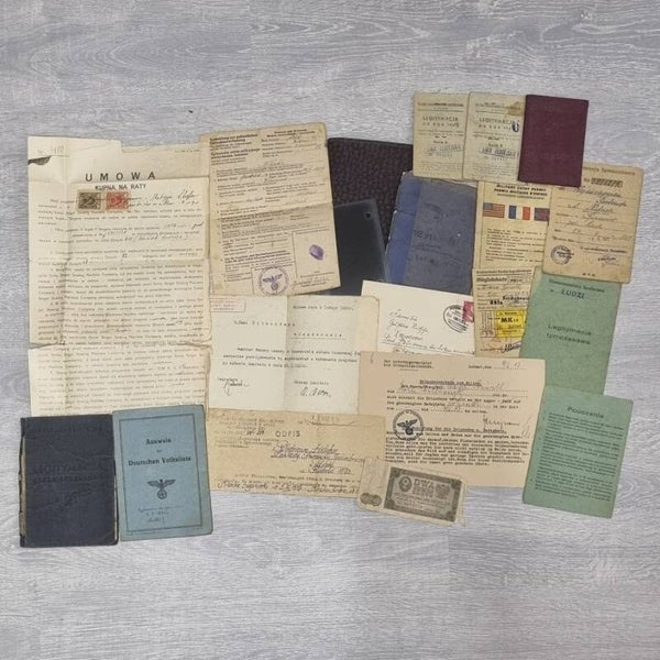 German Luftwaffe soldbuch lot/set (Poland, Rotterdam & More!)