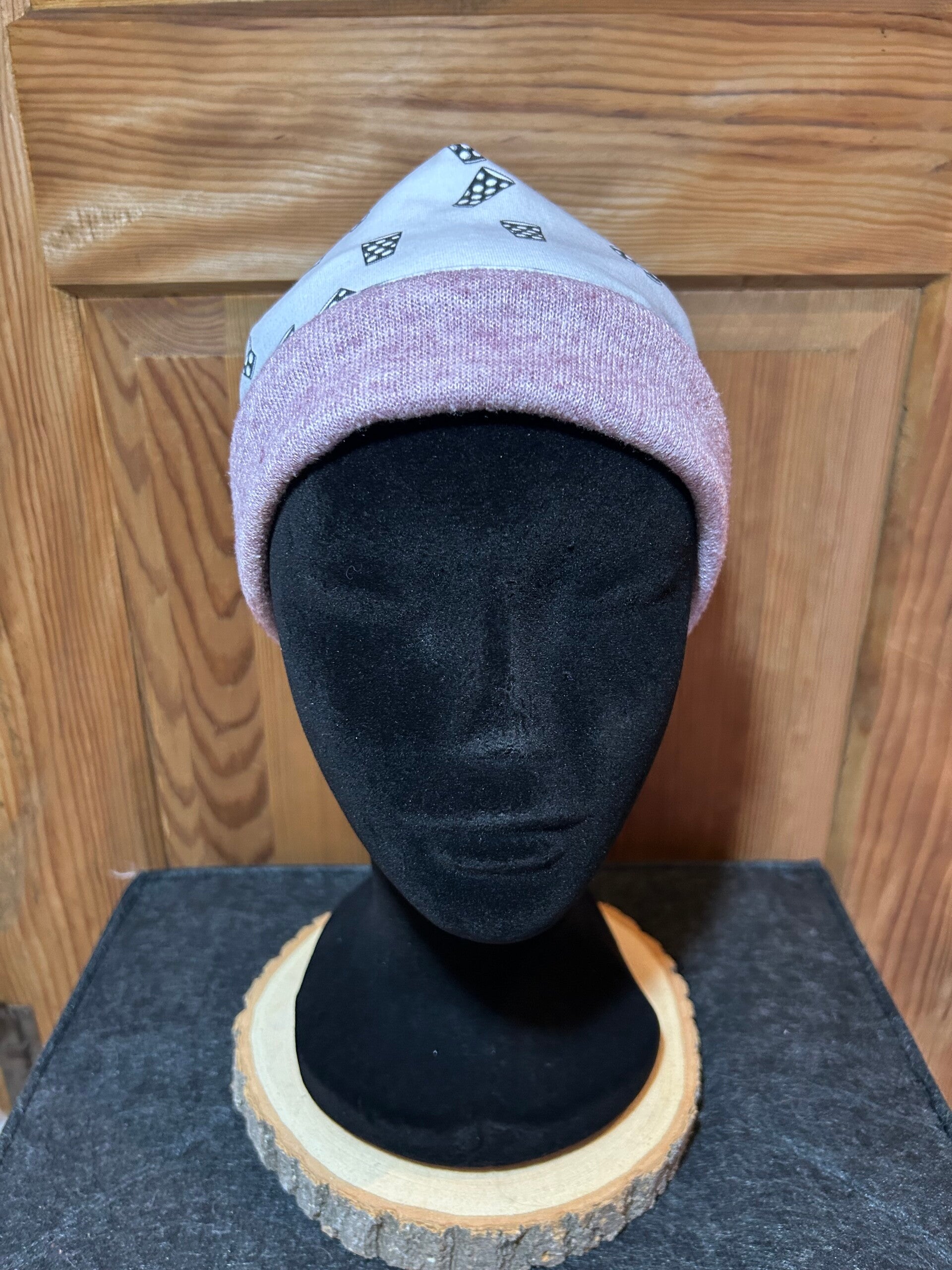Dubbe Beanie rosa