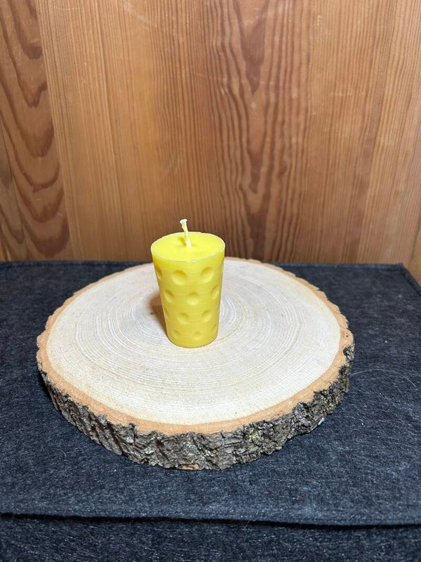 "Dubbe" Kerze gelb