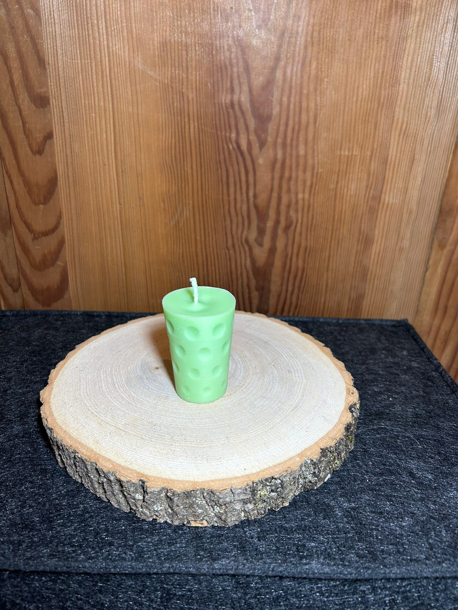 "Dubbe" Kerze apfelgrün