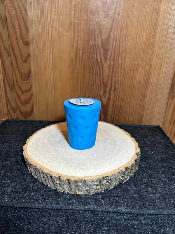 "Dubbe" Kerze blau
