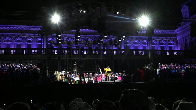 Hubert von Goisern & Hodgepodge Chor bei der Eröffnung der Kulturhauptstadt Bad Ischl 2024