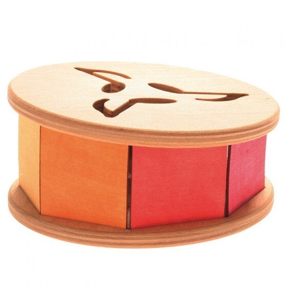 Grimm's | Geluiden en kleuren wiel regenboog - Klankwiel