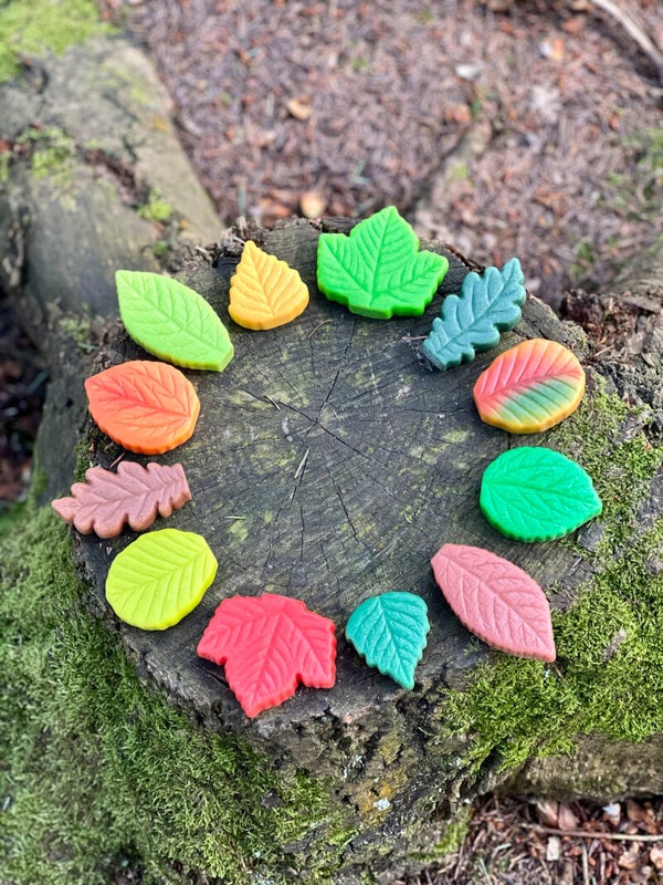 Yellow Door | Sensory Play Stones - Leaves