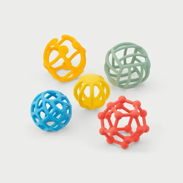 Tickit | Flexibele Ballen Silisoft - Sensorische ballen - Regenboogkleuren