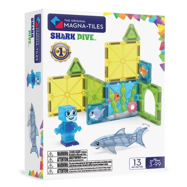 Magna-tiles | Shark Dive 25 stuks