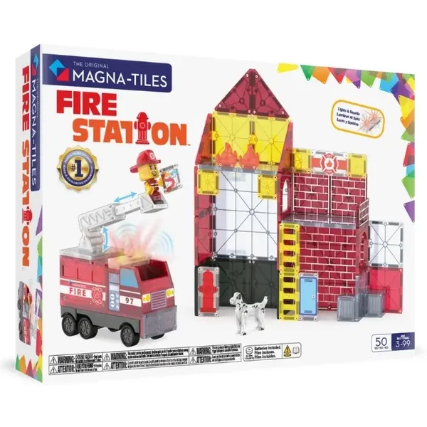 Magnatiles | Brandweer XL (50stuks)