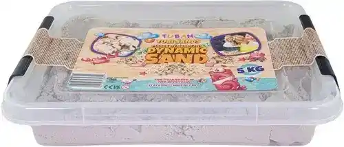 Tuban |  Dynamic Sand – Natural 5 kg in reusable container