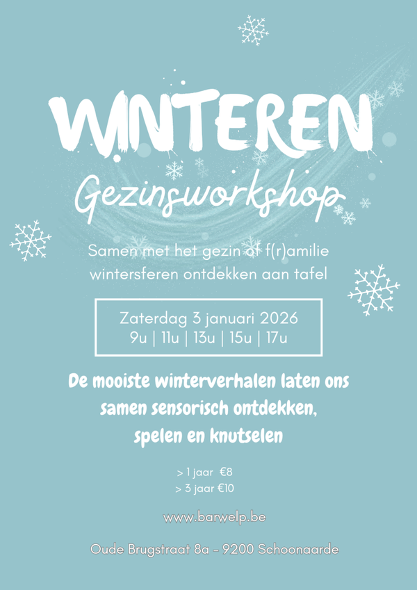 Winteren | Gezinsworkshop 3.01.'26