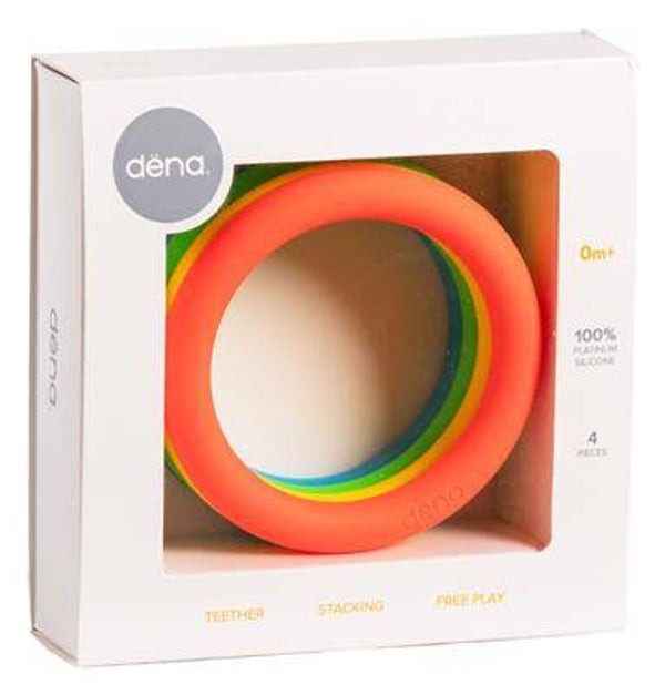Dëna | Silicone ringen - 4stuks