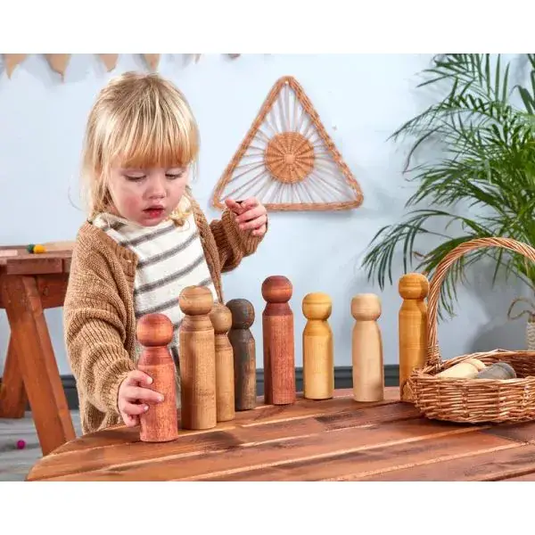 Cosy | Giant Peg People multi 10 stuks