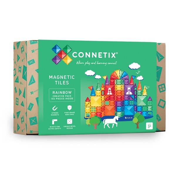 Connetix Tiles | Rainbow Creative Pack EU - 102 Stuks