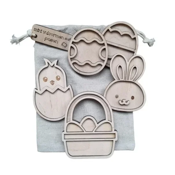 KIDDI | Mini vulvormen set - Pasen