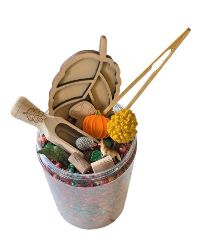 Sensoryfun | Pour and play Herfst / Into the woods