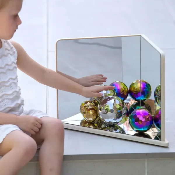 GBL O | Tickit | Sensory Steel Mosaic Mystery Balls pk6 - Sensorische mozaïek ballen