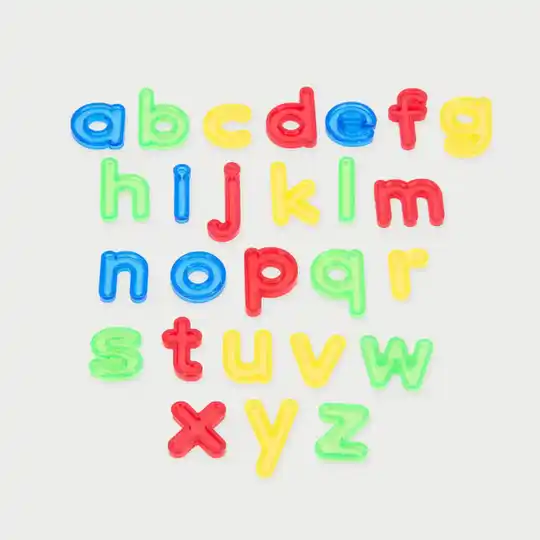 Tickit | Regenboog alfabet letters - kleine letters