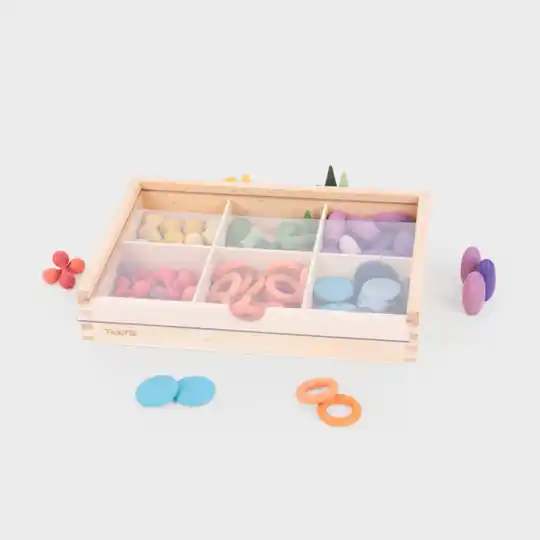 Tickit | Houten schatten sorteerset