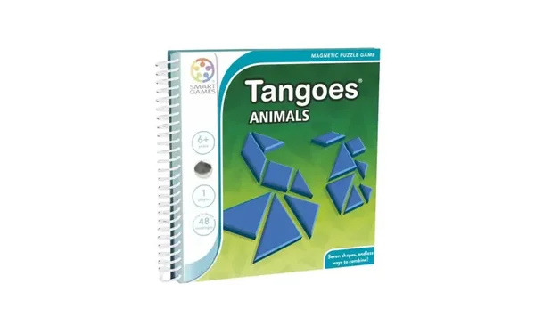 Lijstje Loà Mae | Smartgames | Tangoes Animals - magnetisch reisspel - 48 opdrachten