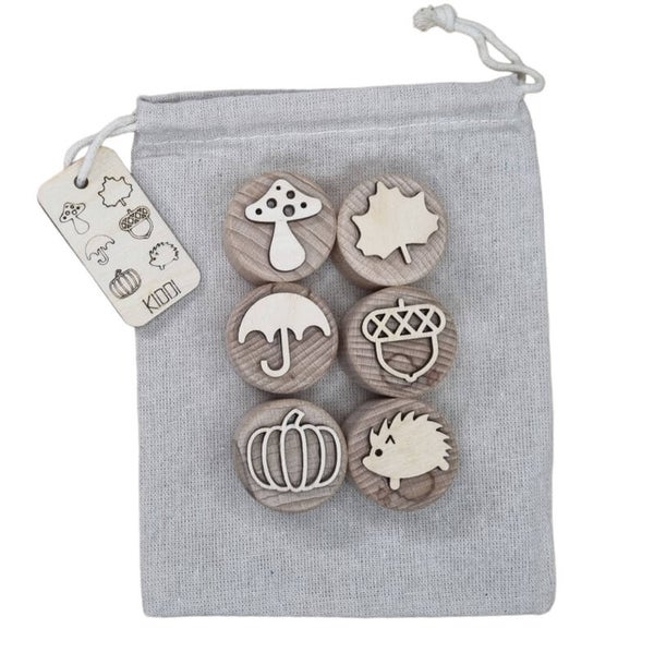 KIDDI | Houten stempelset - Herfst