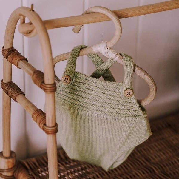 Olli Ella | Dinkum Doll Romper - Sage Green