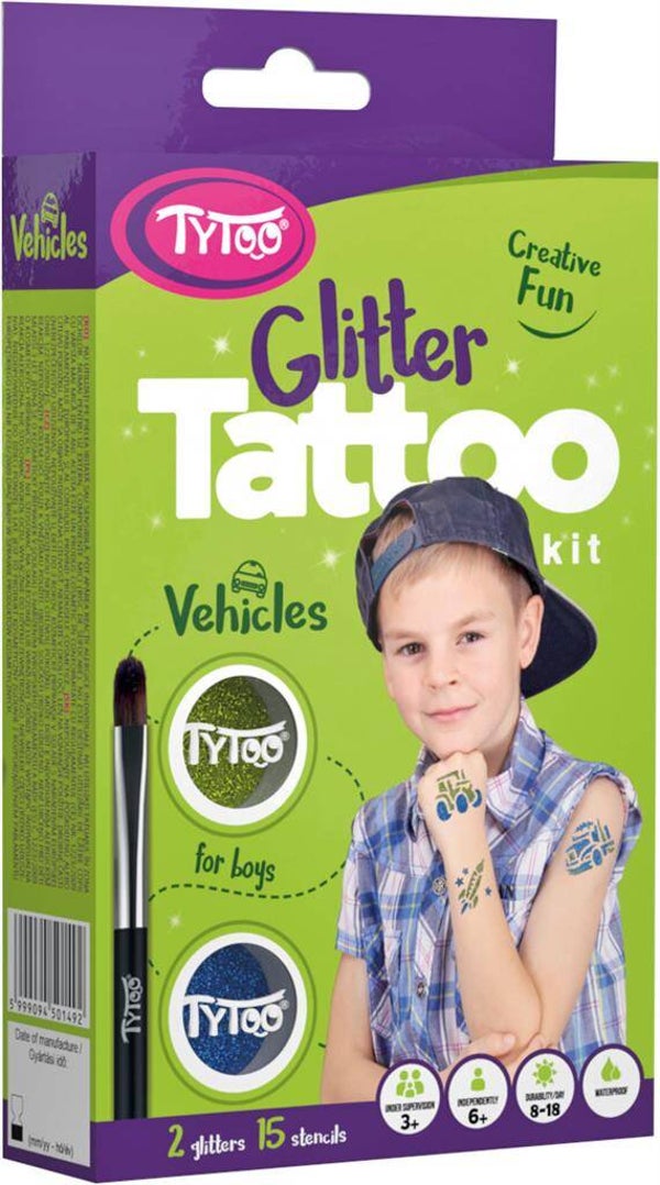 Tytoo | Glitter Tattoo - Voertuigen