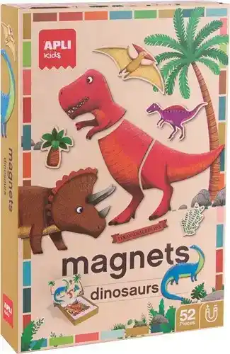 Apli | Magneetdoos dino's dinosaurus