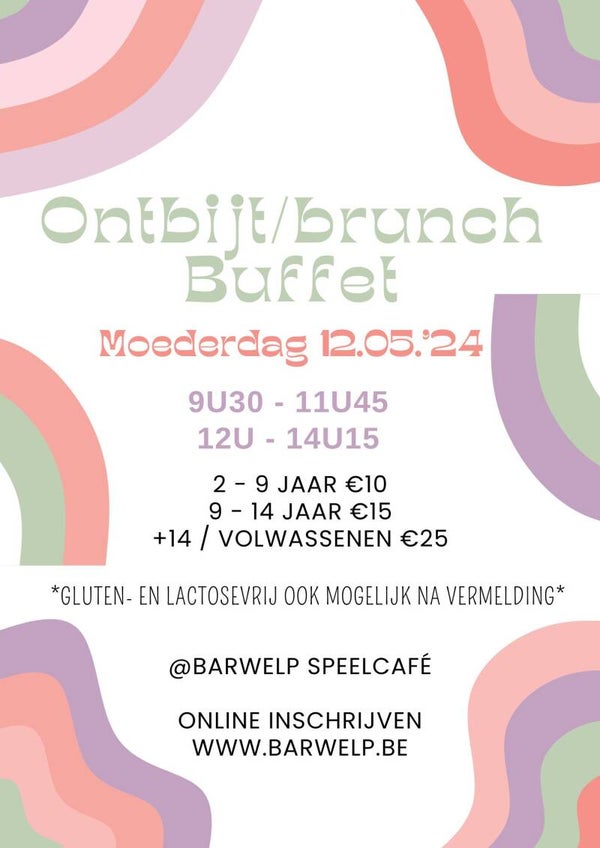 ONTBIJT & BRUNCH | Moederdag 12.05.'24