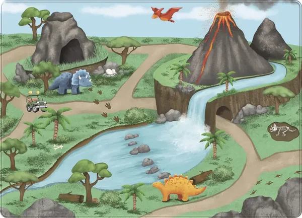 Mats & Joy | Dino Speeltapijt (130x180cm)