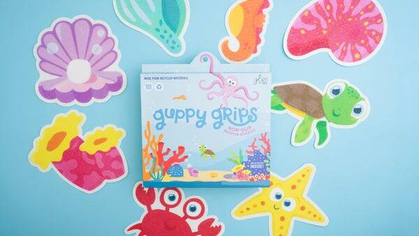Glopals | Guppy Grips - Badstickers antislip